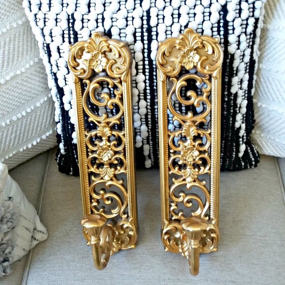 VINTAGE Elegant LIGHTWEIGHT WALL Sconces